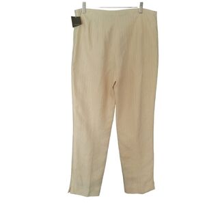 Merona Pants Linen Size 12 Cream NTW